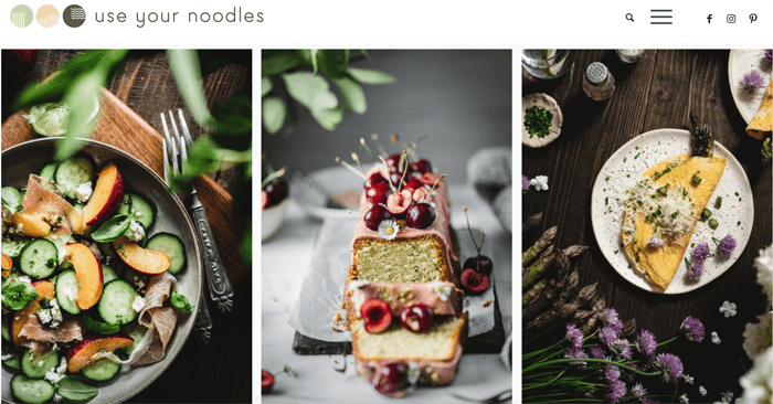 食物摄影三联画从使用你的面条博客
